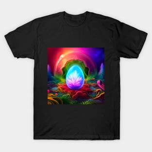 Neon Egg in Fairy Garden T-Shirt